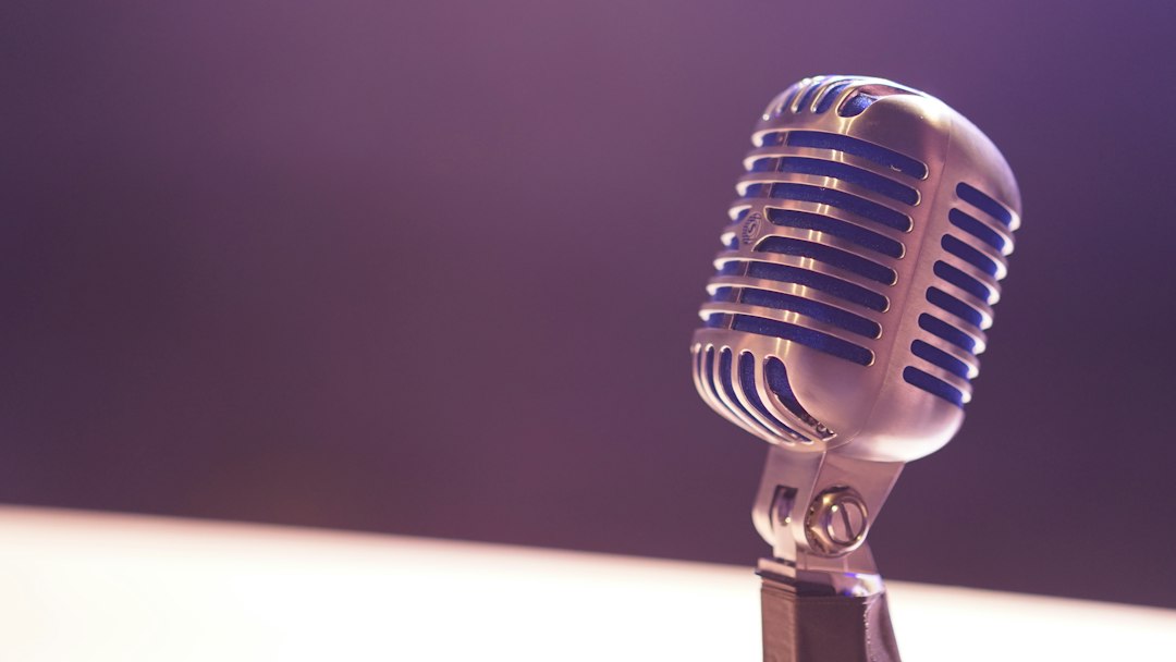 Micrófono en un estudio de radio